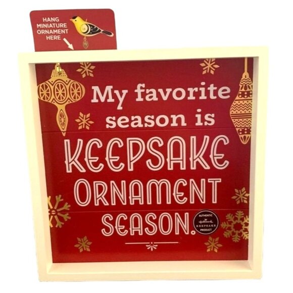 Hallmark Keepsake Ornament Season Sign Block 2020 - Picture 1 of 4